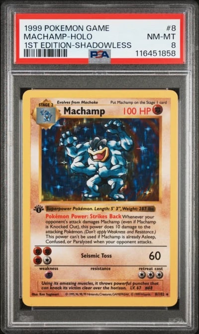1999 POKEMON BASE SET 1ST EDITIO