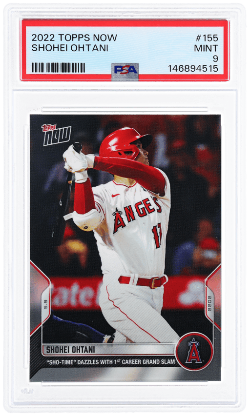2022 Topps Now Shohei Ohtani #155 /5132 PSA 9