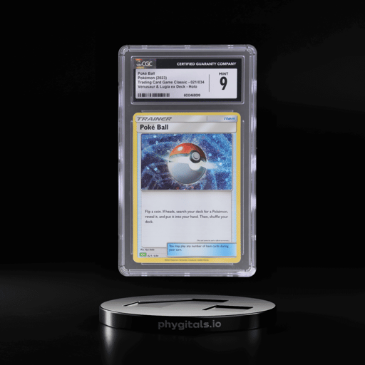 2023 Pokemon Trading Card Game Classic Venusaur and Lugia Ex Deck Holo Poké Ball #21 CGC 9