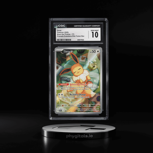 2025 Pokemon Scarlet & Violet Promo Prismatic Evolutions ETB Full Art Eevee #173 CGC 10 GEM