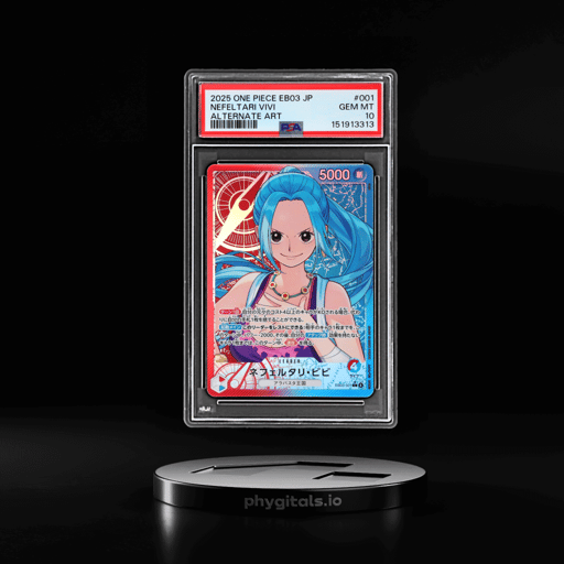 2025 One Piece Heroines Japanese Alternate Art Nefeltari Vivi #EB03001 PSA 10