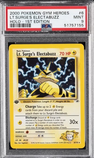 2000 POKEMON GYM HEROES HOLO-1ST