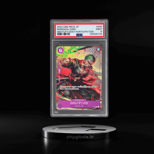 2023 One Piece Japanese Promo Meetup Event Participation Roronoa Zoro #45 PSA 9