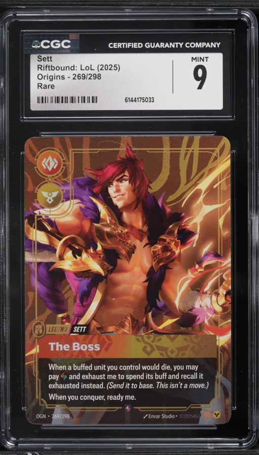 2025 Riftbound League Of Legends LoL Origins Sett #269 CGC 9 MINT