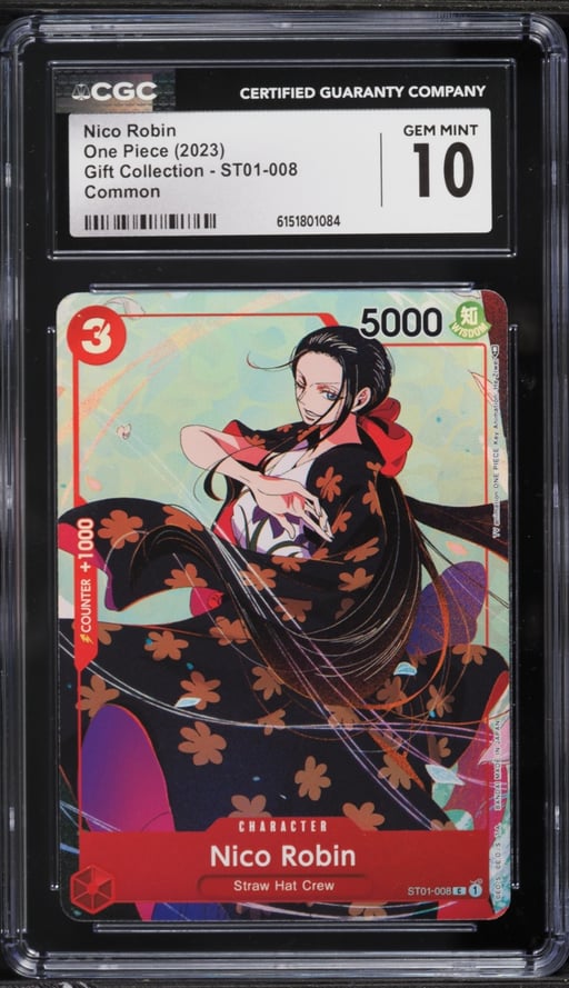 2023 One Piece Gift Collection Nico Robin #ST01-008 CGC 10 GEM MINT