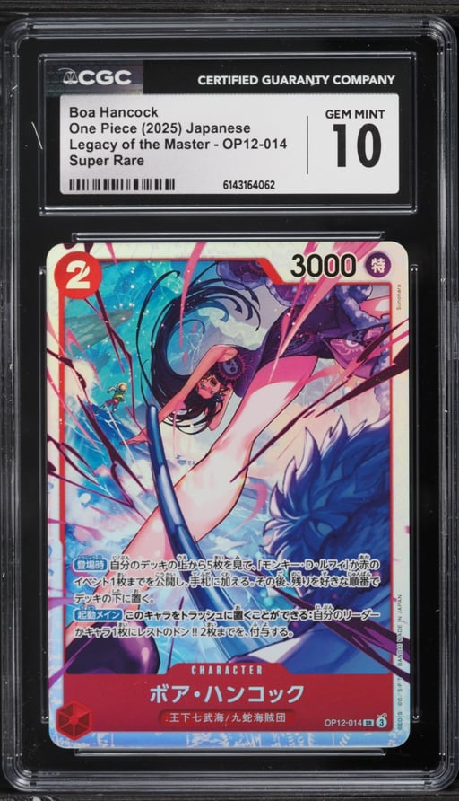 2025 One Piece Japanese Legacy Of The Master SR Boa Hancock #OP12-014 CGC 10 GEM MINT