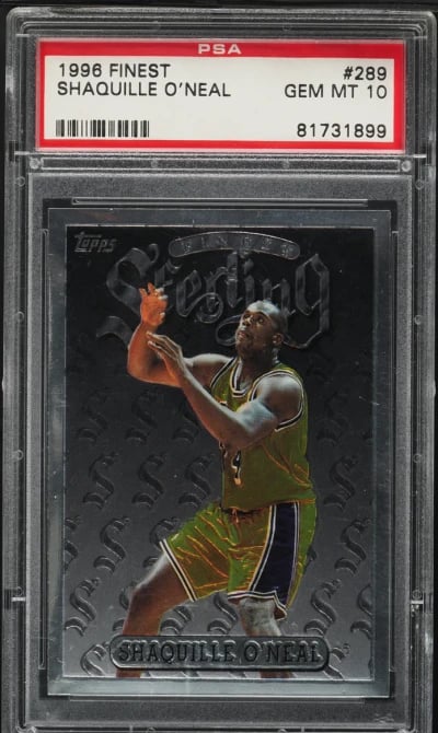 1996 Finest Basketball Shaquille