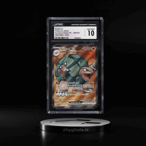 2023 Pokemon Scarlet & Violet 151 Full Art Golem Ex #189 CGC 10 GEM MINT
