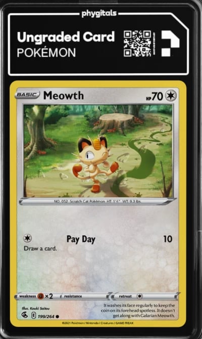 2021 Meowth Fusion Strike #199