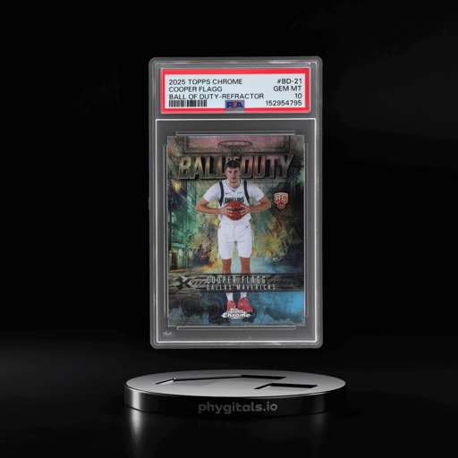 2025 Topps Chrome Refractor Cooper Flagg #BD-21 PSA 10