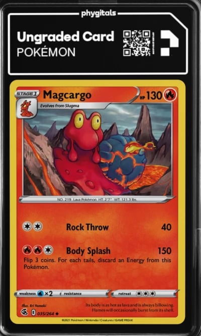 2021 Magcargo Fusion Strike #035