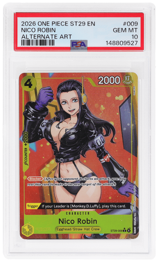 2026 One Piece Starter Deck Egghead Alternate Art Nico Robin #ST29-009 PSA 10