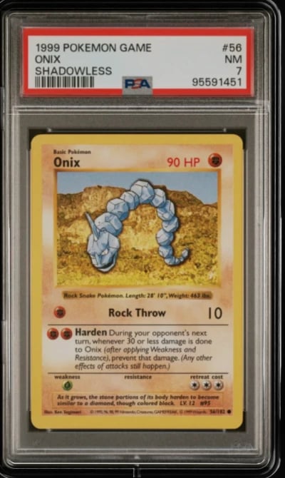 1999 POKEMON BASE SET SHADOWLESS