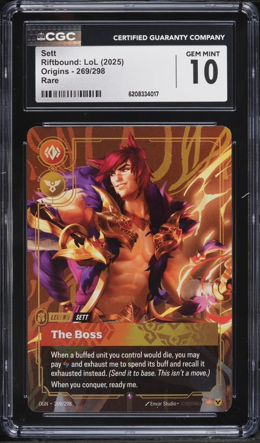 2025 Riftbound League Of Legends LoL Origins Sett #269 CGC 10 GEM MINT
