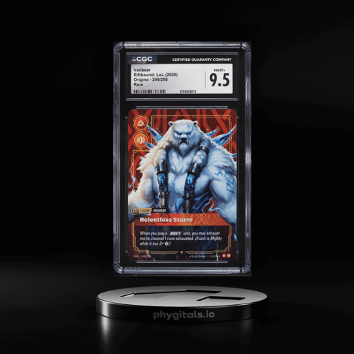 2025 Riftbound League Of Legends LOL Origins Volibear #249 CGC 9.5 MINT+