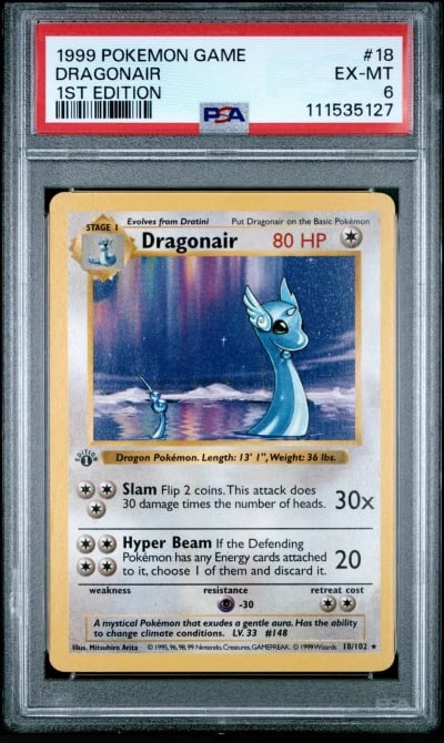 1999 POKEMON BASE SET 1ST EDITIO