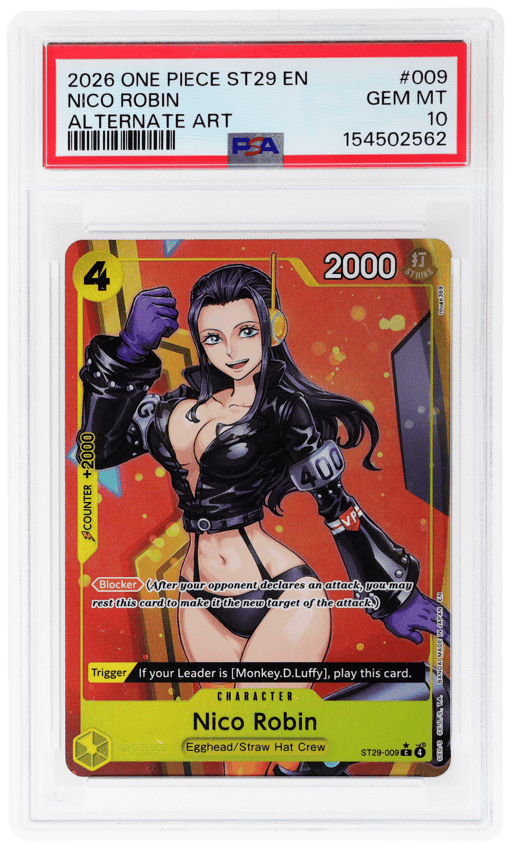 2026 One Piece Starter Deck Egghead Alternate Art Nico Robin #ST29-009 PSA 10