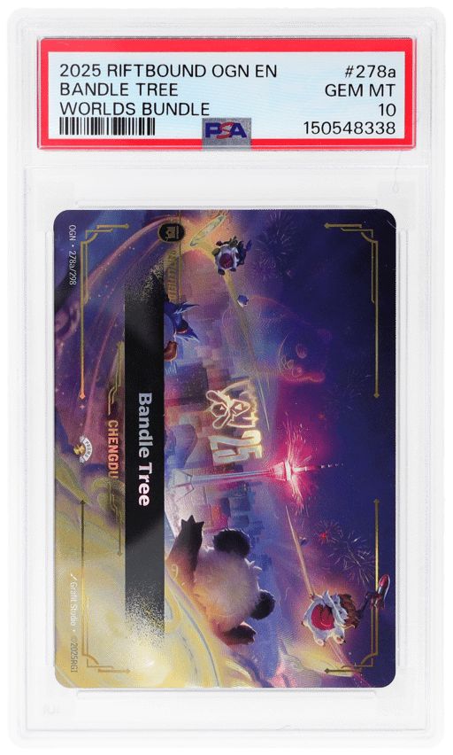 2025 Riftbound: League of Legends Origins Worlds Bundle Chengdu Bandle Tree #278a PSA 10