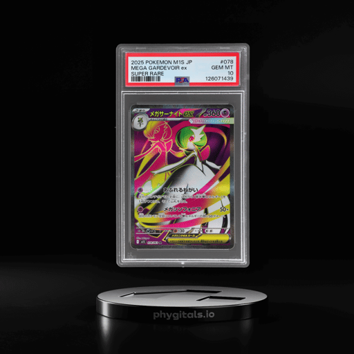 2025 Pokemon Mega Symphonia Japanese Super Rare Mega Gardevoir Ex #078 PSA 10