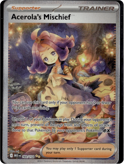 2025 Acerola's Mischief #183 Mega Evolution