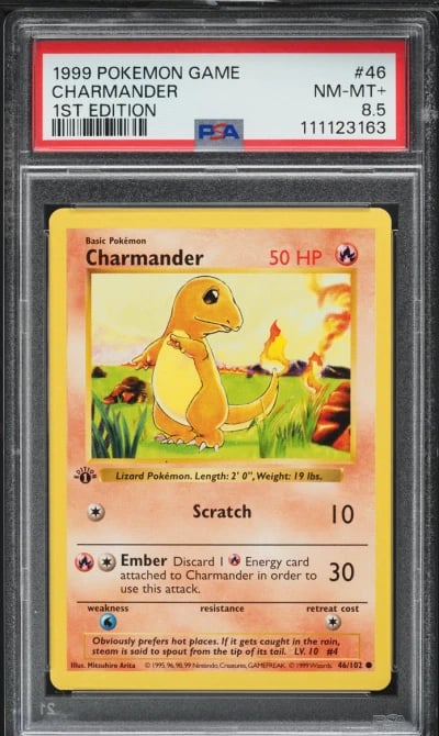 1999 Pokemon Base Set Shadowless