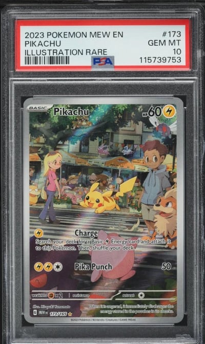 2023 Pokemon Scarlet & Violet 151 IR Pikachu #173 PSA 10 GEM MINT