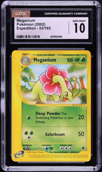 2002 Pokemon Expedition Meganium