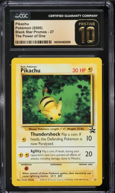 2000 Pokemon Black Star Promo Pi