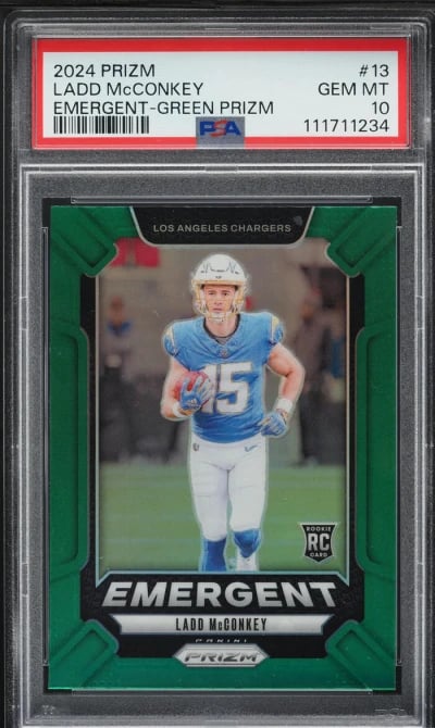 2024 Panini Prizm Emergent Green
