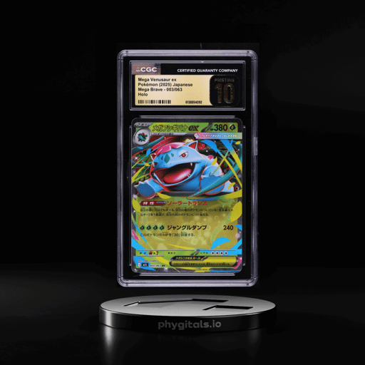 2025 Pokemon Japanese Mega Brave Holo Mega Venusaur EX #3 CGC 10 PRISTINE