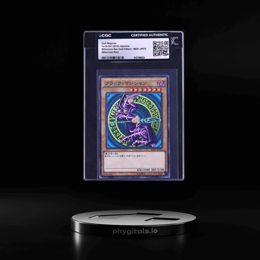 2015 Yu-Gi-Oh! Japanese Millennium Box Gold Edition Dark Magician #MB01-JP010 CGC AUTH