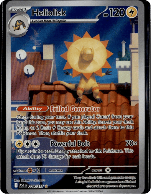 2026 Heliolisk #229 Ascended Heroes