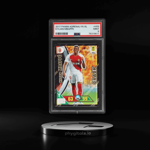 2017 Panini Adrenalyn Xl Kylian Mbappe #455 PSA 9