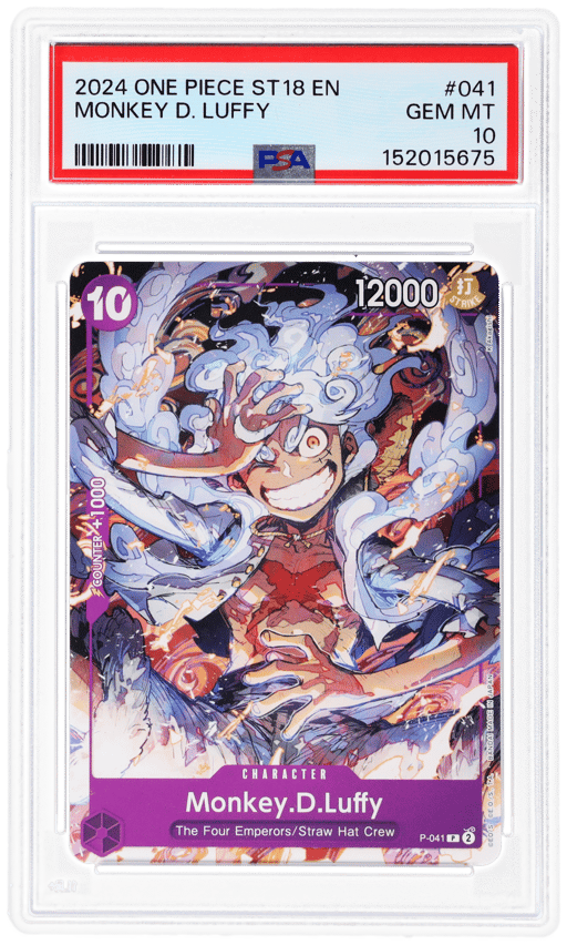 2024 One Piece Starter Deck Purple Monkey D. Luffy #P041 PSA 10