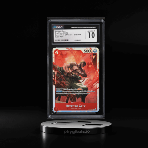2025 One Piece Starter Deck EX Gear 5 SR Roronoa Zoro #ST21-015 CGC 10 GEM MINT