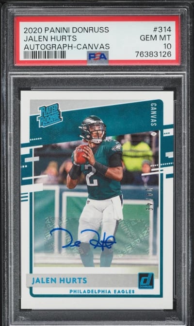 2020 Donruss Canvas Jalen Hurts 