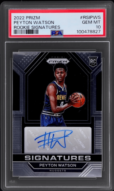 2022 Panini Prizm Rookie Signatu