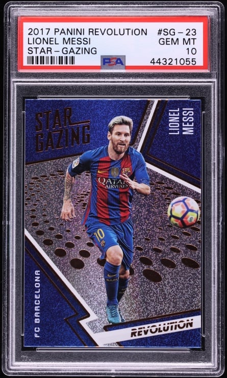 2017 Panini Revolution Star Gazing Lionel Messi #SG-23 PSA 10 GEM MINT