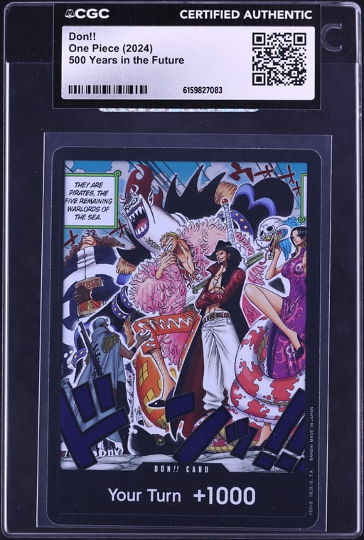 2024 One Piece 500 Years In The Future Don!! CGC AUTH