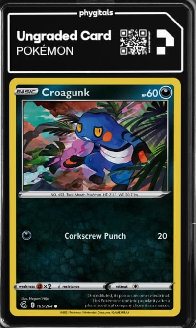 2021 Croagunk Fusion Strike #165