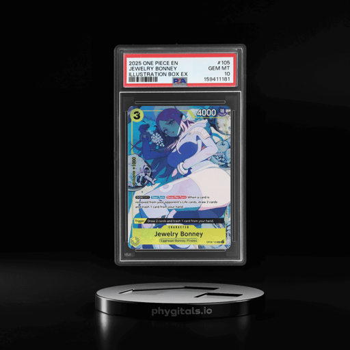 2025 One Piece Promos Illustration Box Ex Jewelry Bonney #OP08-105 PSA 10