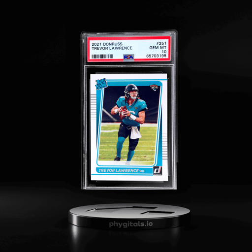 2021 Panini Donruss Rated Rookie Trevor Lawrence #251 PSA 10