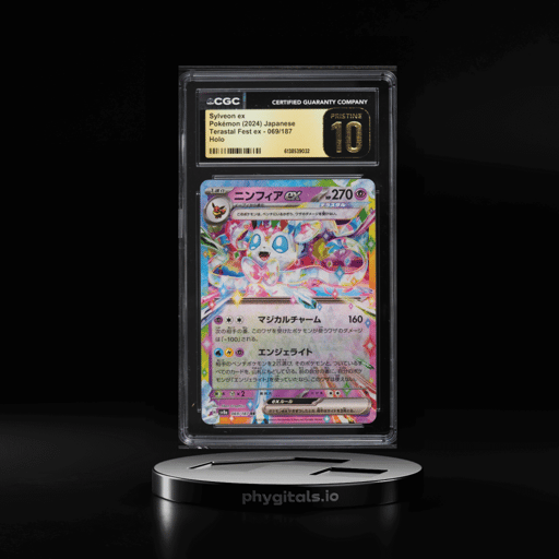 2024 Pokemon Japanese Scarlet & Violet Terastal Fest Ex Holo Sylveon Ex #69 CGC 10 PRISTINE