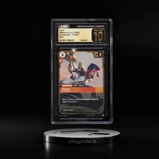 2026 Riftbound League Of Legends LoL Spiritforged Fiora #110 CGC 10 PRISTINE
