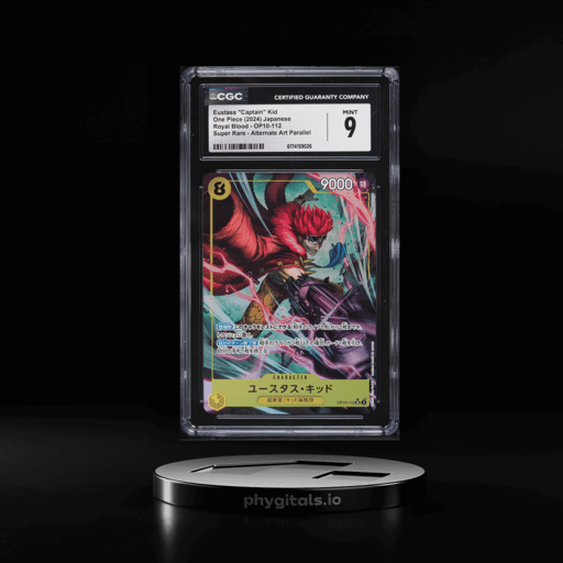 2024 One Piece Japanese Royal Blood SR Alt Art Eustass "Captain" Kid #OP10-112 CGC 9 MINT