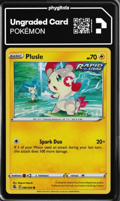 2021 Plusle Fusion Strike #089