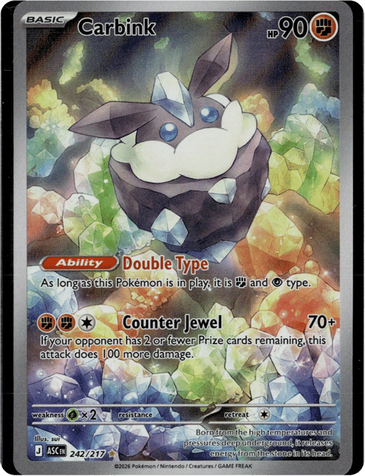 2026 Carbink #242 Ascended Heroes