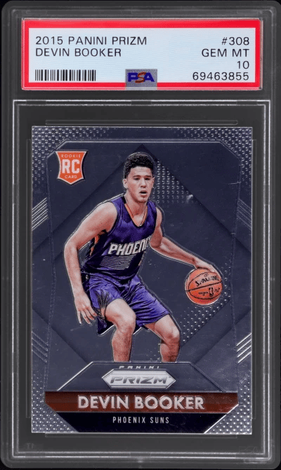 2015 Panini Prizm Devin Booker #308 PSA 10