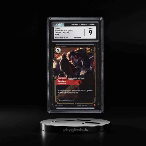 2025 Riftbound League Of Legends LoL Origins Darius #027 CGC 9 MINT