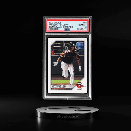 2022 Choice Delmarva Shorebirds Jackson Holliday #1 PSA 10